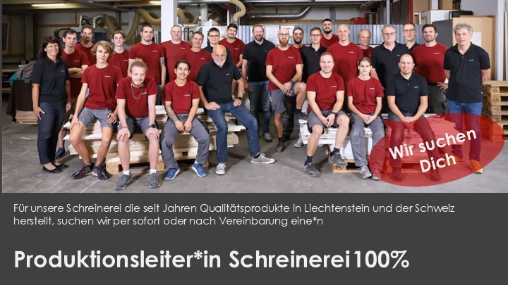 Wir suchen Produktionsleiter/in